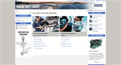 Desktop Screenshot of marinepartseurope.com